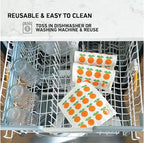 Nordhus Design Swedish Dishcloths, 5 Pack Oranges, Made in Sweden - Image 5