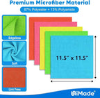 Microfiber Cleaning Cloth, 50PK Reusable Shop Rags Bulk Microfiber Cleaning - Image 2
