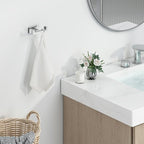 Angle Simple Bathroom Towel Hook, SUS 304 Stainless Steel Hand Towel Double Hook - Image 2