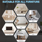 New Upgrade Furniture Movers Sliders, 4+4 Pack 4.3" Multi-Surface Furniture - Image 8