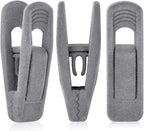 Grey Velvet Hanger Clips by TOFIIGREM