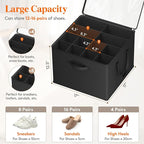 Lifewit Shoe Storage Organizer for Closet Fits 12-16 Pairs, Fabric Large Shoe - Image 2