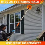 20FT Cobweb Duster with Extension Pole, Spider Web Brush - Image 6