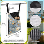 Butterfly Clothespin Bag with Hanging Rope 14.5 x 12 Inch Summer Waterproof - Image 6