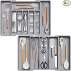 Lifewit Silverware Drawer Organizer and Utensil Organizer Set, Expandable by Lifewit