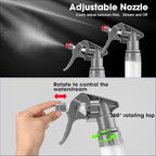 Eccliy 12 Pcs 16 Oz Plastic Spray Bottle, Adjustable Empty Reusable Sprayer - Image 3