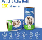 Extra Sticky Lint Roller Refills 6 Pack fit 3.8"-4" Standard Size Lint Roller - Image 5
