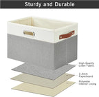 Large Collapsible Fabric Storage Bins - Image 6