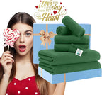 Green Towels, 6 Piece Towels Set - Image 6