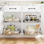 LOVMOR Pull Out Cabinet Organizer 15½" W x 21½" D, Kitchen Cabinet Pull Out - Image 6