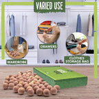 ecoKiwi Cedar Balls for Clothes Storage 40 Pack - Image 3