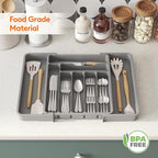 Lifewit Silverware Drawer Organizer, Expandable Utensil Organizer - Image 8