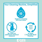 E-Cloth Wash & Wipe Dish Cloth, Microfiber Cleaning Cloth Reusable Paper Towel - Image 5
