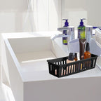 Domensi 12 Pack Slim Plastic Storage Baskets Tray - Image 6