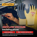 Insulated Electrician Gloves, 400V Low Voltage Electrical Gloves - Image 4