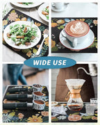 AMOAMI Coffee Mat Hide Stain Rubber Backed Absorbent Dish Drying Mat - Image 6