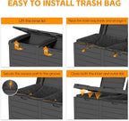 62-Gallon Outdoor Trash Can - Image 7