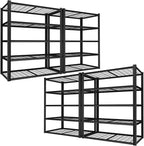 48" W Garage Shelving Heavy Duty, 2800LBS Storage Shelves, 5-Tier Adjustable by Unknown