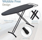 Ironing Board 48" x 15" with Retractable Iron Rest, RAINHOL Heavy Duty Full - Image 5