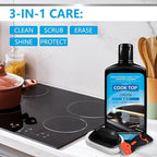 Cooktop and Stove Top Cleaner Kit, Glass Cooktop Cleaner Combo Kit - Image 8