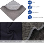 SINLAND Microfiber Dish Cloth for Washing Dishes Best Kitchen Washcloth - Image 3