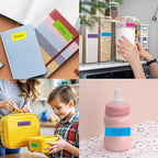 STARLIBOO Removable Labels, Removable Colored Labels Stickers, Self-Adhesive - Image 5