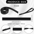 Squeegee Replacement Rubber 41 Inch Squeegee Rubber Replacement Black Squeegee - Image 2