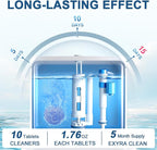 Toilet Bowl Cleaners, Automatic Toilet Bowl Cleaner Tablets Blue Gel Powerful - Image 5