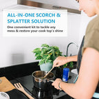 Cooktop and Stove Top Cleaner Kit, Glass Cooktop Cleaner Combo Kit - Image 3