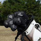 Montela Golf Iron Covers, Golf Iron Head Covers Leather Golf Iron Covers Set - Image 2
