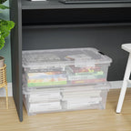 25 Quart Under Bed Clear Latch Bin - Image 6