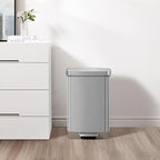 EKO Hudson Matte Stainless 50 Liter/13.2 Gallon Step Trash Can - Image 3