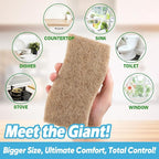 AIDEA XL Sponges Kitchen, Non-Scratch Scrub Sponge, Large Natural Sponge - Image 6