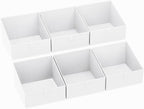 DIMJ Closet Storage Bins 6 Pack by DiMJ