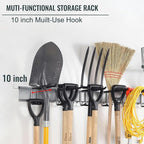 Wall Mount Tool Storage Rack, Garage Organization, Heavy Duty Garage Storage - Image 5