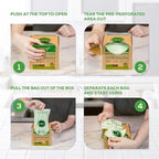 ANECO Compostable Trash Bags 4 Gallon, Extra Strong - Image 5