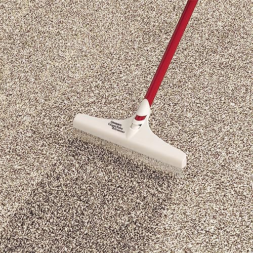 ROBERTS 12" Carpet Rake and Groomer with 51" Handle