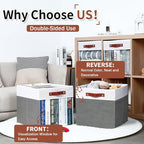 HNZIGE Fabric Cube Storage Bins - Image 5