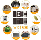 Felt Furniture Pads for Hardwood Floors 129 Piece, Furnigear Anti Scratches - Image 5
