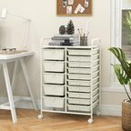 GOFLAME 15-Drawer Rolling Storage Cart, Utility Cart - Image 2