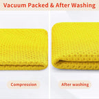 Homaxy 100% Cotton Waffle Weave Kitchen Dish Cloths, Ultra Soft Absorbent Quick - Image 7
