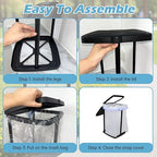 Collapsible Trash Bag Holder Portable Garbage Bin Holder Stand - Image 6