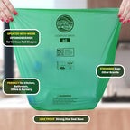 Compostable Bags, 6 Gallon Food Scraps Yard Waste Bags, Fits 5-6-8 Gallon trash - Image 2