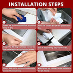 1.5" White Caulk Tape with Self Adhesive, Caulk Strip Waterproof - Image 7