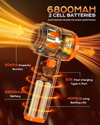 Car Vacuum Portable Cordless, Handheld Vacuum Cordless - Image 4