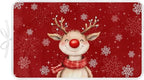 Red Ironing Pad Christmas Ironing Blanket Thick Travel Iron Pad Heat Resistant - Image 2