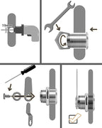 Cabinet Locks, Cylinder Locks, Zinc Alloy Cam Lock - Image 6