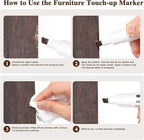 Dual Tip Furniture Markers Touch Up, Upgrade 13 Pcs Wood Markers Furniture - Image 5