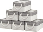 Storage Bins - Storage Baskets for Shelves Storage Cubes by Sacyic