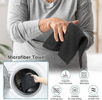 200 Pieces Microfiber Cleaning Cloths Bulk Absorbent Microfiber Towels Reusable - Image 3